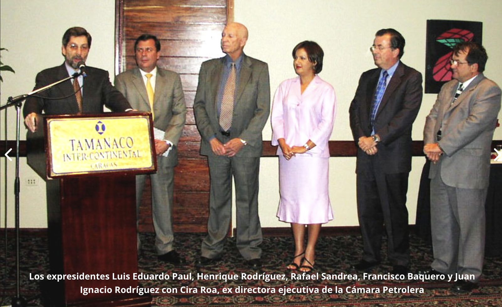 Expresidentes de la Cámara Petrolera de Venezuela